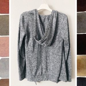 Old Navy Active GoDry Heather Gray Cardigan